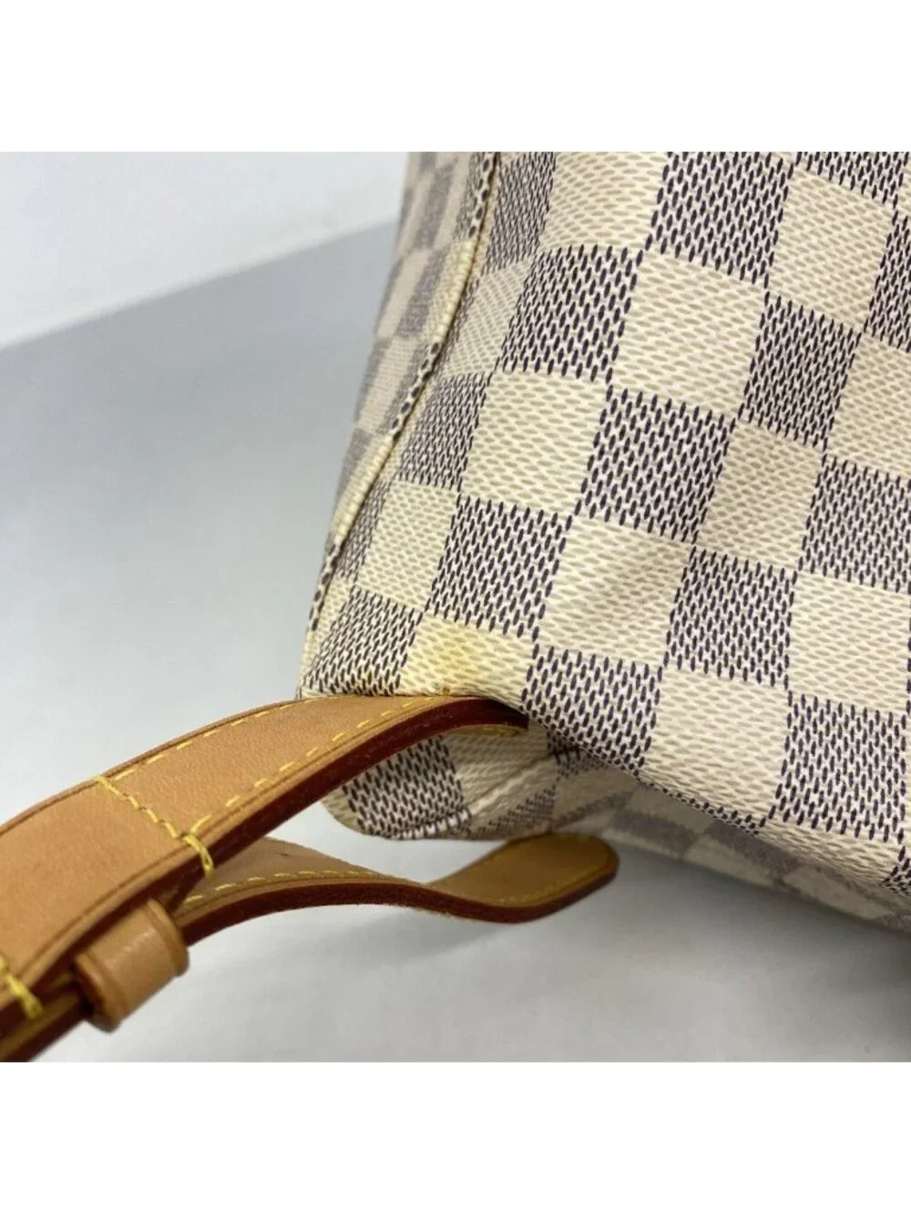 Louis Vuitton Backpack Damier Azur Sperone White